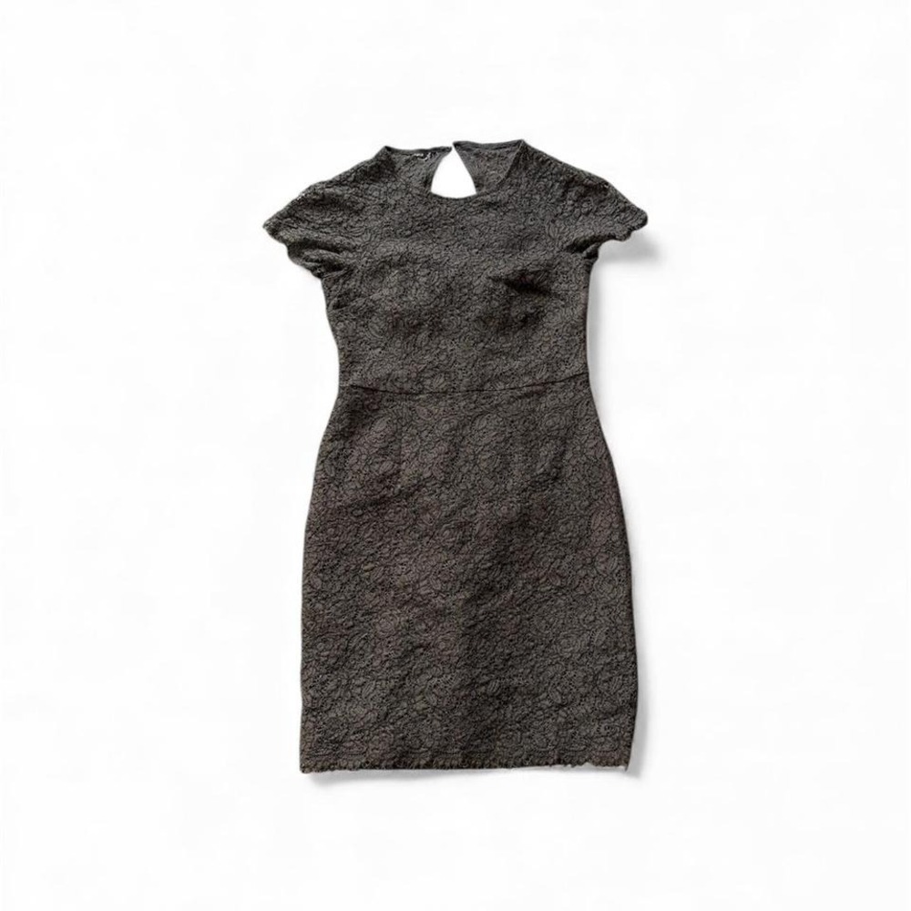 Banana Republic Green lace midi dress